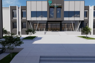 design church interior and exterior with animations