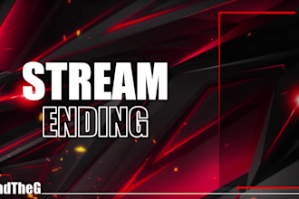 design twitch stream overlays, logo, transitions and more
