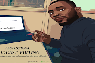 professionally do podcast editing