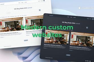 build responsive website with custom web development