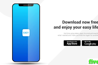 create a dynamic mobile app promo video for ios and android