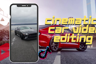 edit  trendy cinematic car video editing for youtube,reels,tiktok