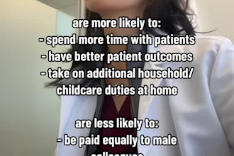 record testimonial female medical doctor spokesperson video ugc ads video