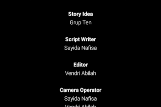 professional opening and close sequence credit for your movie
