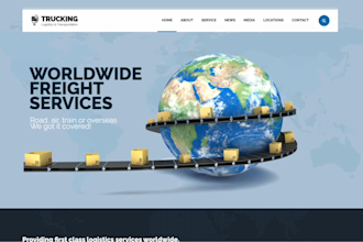 create trucking, logistics, dispatch, freight broker website