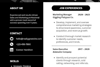 be your expert CV and resume maker