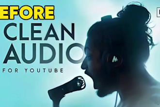 clean up, edit  enhance  fix repair and restore audio or music