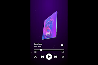 animate your spotify cover art in 3d