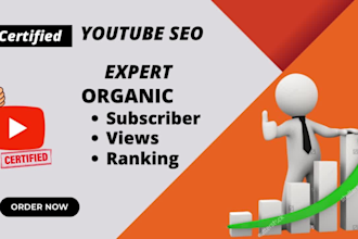 be your youtube channel SEO expert optimization and channel growth