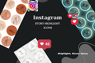 create unique and attractive instagram story highlight icons
