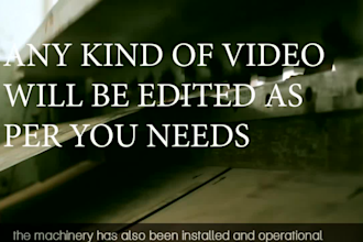 edit video clips, weddings, documentaries,drone clips