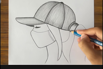 draw realistic pencil sketch of your family in 10 to 15 hourse