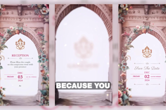 make invitation video for marriage, wedding, birthday or any other event