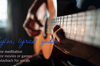record nylon, electric, bass guitar for your project