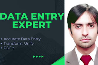 do data entry web research and research data entry