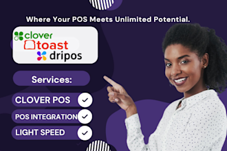 integrate and sync toast, clover pos with delivery platform