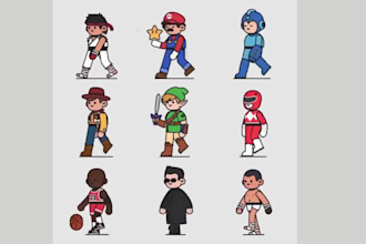 create custom sprite sheets for games like fnf, sonic, mario, cuphead and more