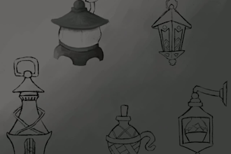 create stylized , props, icons, 2d game assets and items