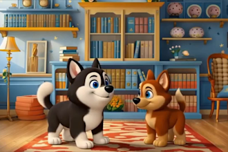 design and build 3d pixar style animations for you