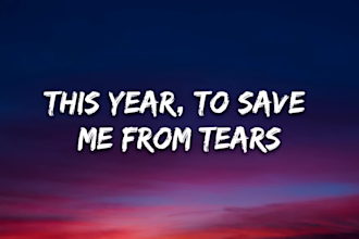 make amazing christmas lyric video or music video