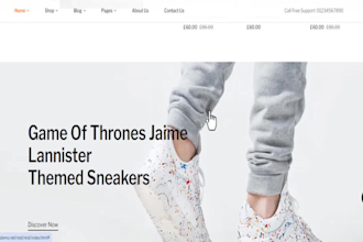 design a fashion dress clothing and boutique website
