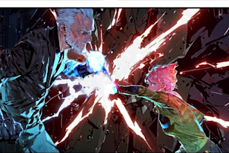 draw comic book illustration graphic novel book storyboard animation cover desig