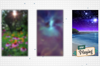 create custom meditation or relaxing music videos