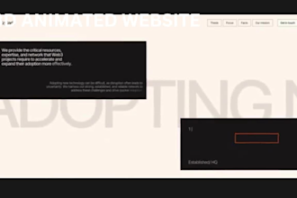 3d animated wix studio website 3d wix scrolling animation 3d interactive wix