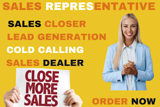 sales representative salesperson sales closer b2c sales agent online sales