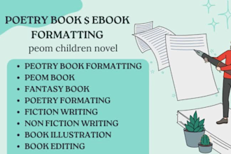 poetry book poem self help prayer journal book typesetting poetry formatting