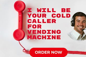 cold calling vending machine atm locator appointment setting