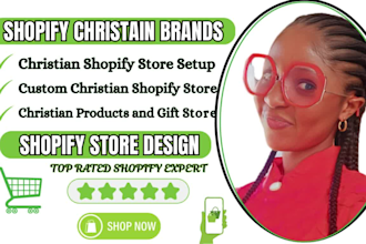christain shopify store design for christain products and gift christain brands