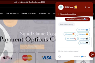 integrate tidio chatbot live chat with automation on website