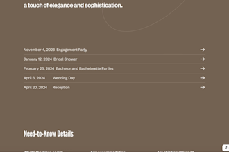 be your professional wedding website and digital invitation creator