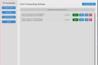 do all telegram script, clone channel auto forward message