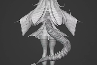 model 3d vtuber model live 2d rigging anime vtuber animation game teaser trailer