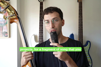 record upright bass for your songs or beats