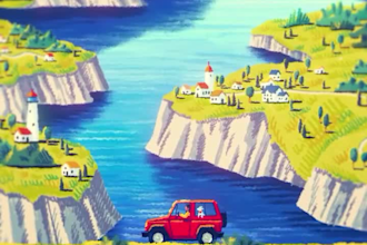 create a 2d cartoon animation for any purpose for you