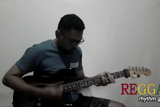 record reggae style guitar for your track