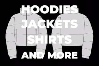 create custom mockups for your clothing brand or merchandise