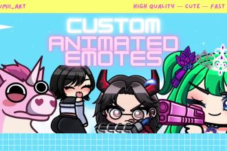 create custom animated emotes