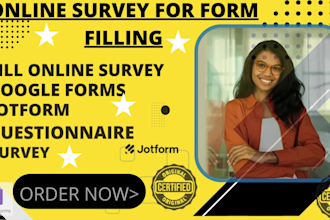 fill online survey on jotform, google form, questionnaire survey