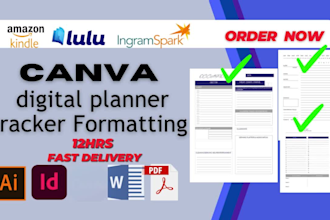 canva digital planner tracker journal calendar for etsy  christian cover ebook