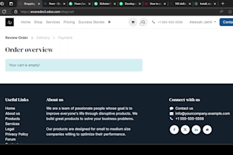 create a responsive odoo website with SEO optimization