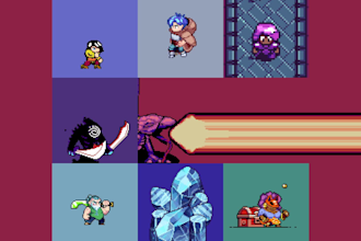 create a pixel art character