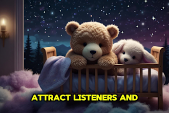 create 3 hours and 30 lullaby baby sleep videos for youtube