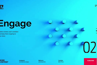 3d animated website spline animation r3f gsap parallax scrolling animated websit