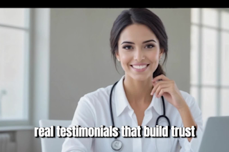 create female medical spokesperson video testimonial review ugc video