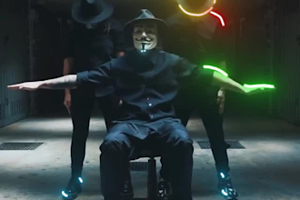 neon animation for dance videos and music videos