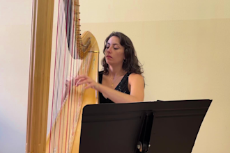 play harp and record for you